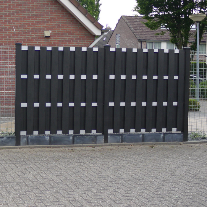 Wholesale Cheap Easy Installed Wood Plastic Composite Fence Panels