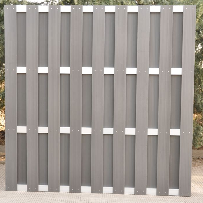 Wholesale Cheap Easy Installed Wood Plastic Composite Fence Panels