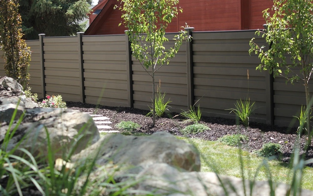 Recyclable & Weather Resistant WPC Garden Fence Wood Plastic Composite Fence