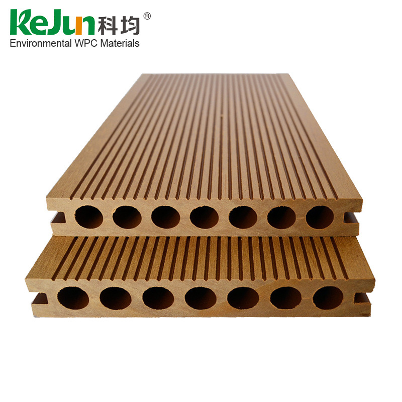 Customized  outdoor floor wood texture waterproof plastic composite wpc decking