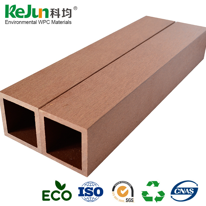 Outdoor WPC Railing Wood Plastic Composite Small Post for Fence