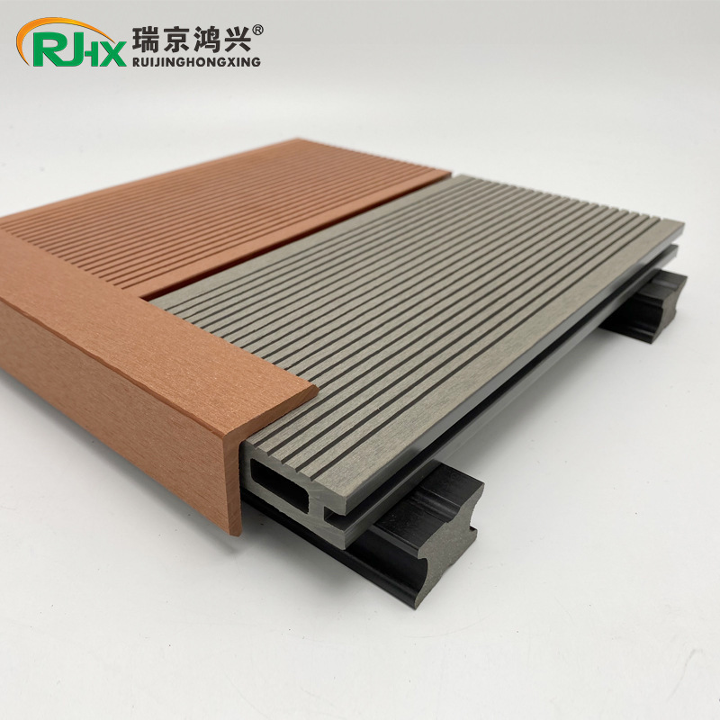 Cheap price Terrasse wood plastic composite decking Sandwich Panels skirting board 140H50