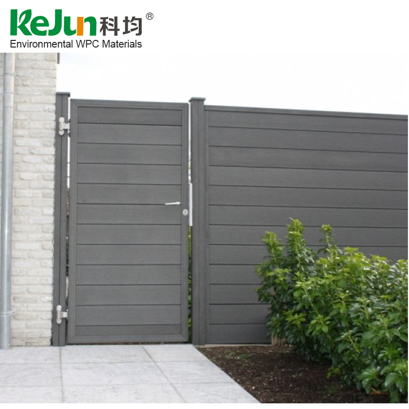 outdoor patio fence wpc with zippity fence gate