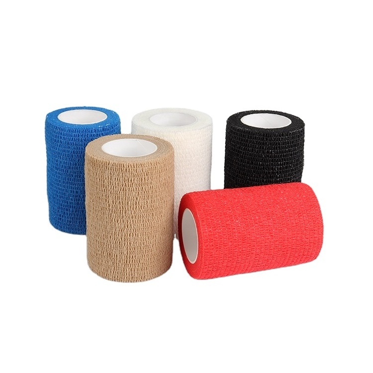 Hot Sale Colored Soft Sport Self Elastic Adhesive Bandage