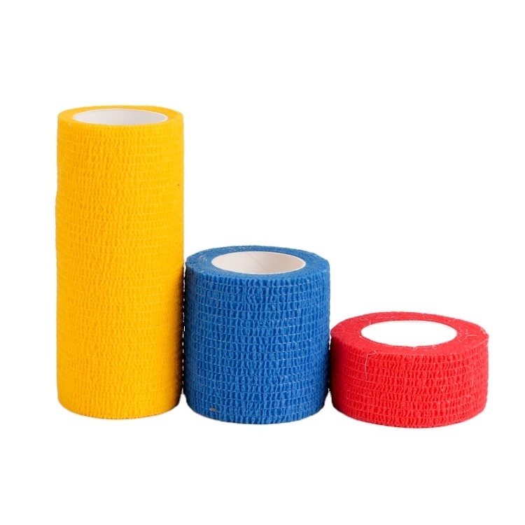 Hot Sale Colored Soft Sport Self Elastic Adhesive Bandage