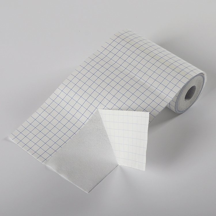 Medical fix roll non-woven fabric surgical tape White Nonwoven wound dressing tape