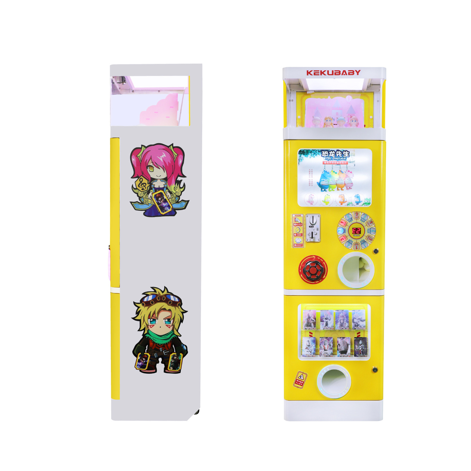 KEKU Factory Wholesale Mini Twisted Egg Empty Gashapon Capsule Coin Operated Toys Vending Machine Custom Gacha Gashapon Machine