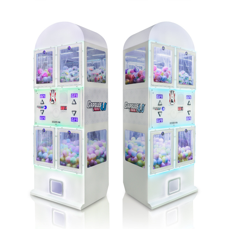 Factory New Arrival Coin Operated Amusement Popular Kids Gacha Machine Custom Suspension Capsule Toys Vending Gashapon Machine