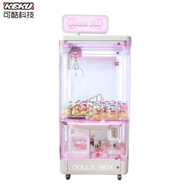 Coin operated arcade claw game machine vending machine wholesale plush toys for crane machine