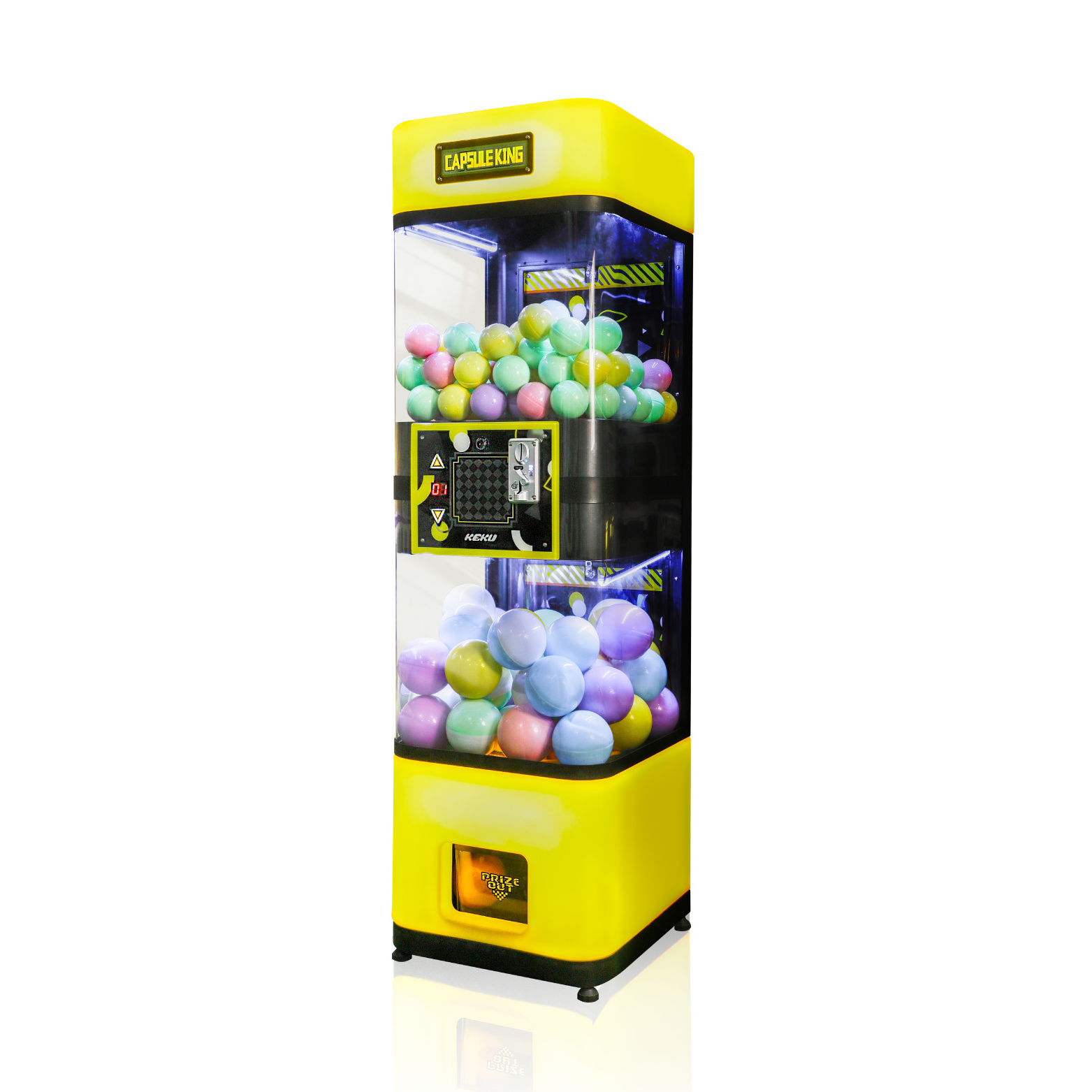 Wholesale Coin Operated Amusement Gachapon Vending Machine Capsule Gashapon Machine Customized Twisted Egg Toy Vending Machine