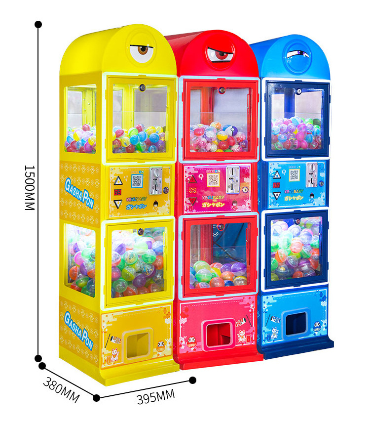 Children Love New Products Arcade Game Machine Capusule Gashapon Vending Machine Gashapon Coin Pusher