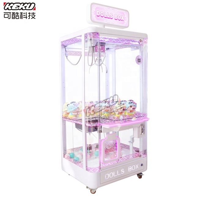 Coin operated arcade claw game machine vending machine wholesale plush toys for crane machine