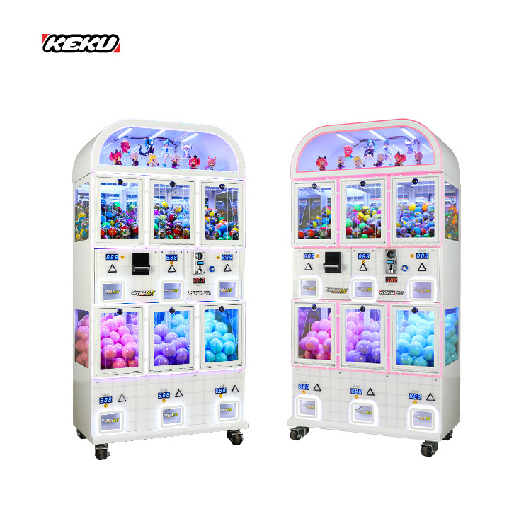 KEKU Mini Coin Operated Gashapon Machine Capsule Toy Gashapon Vending Machine Custom Gift Toy Vending Machine Gashapon