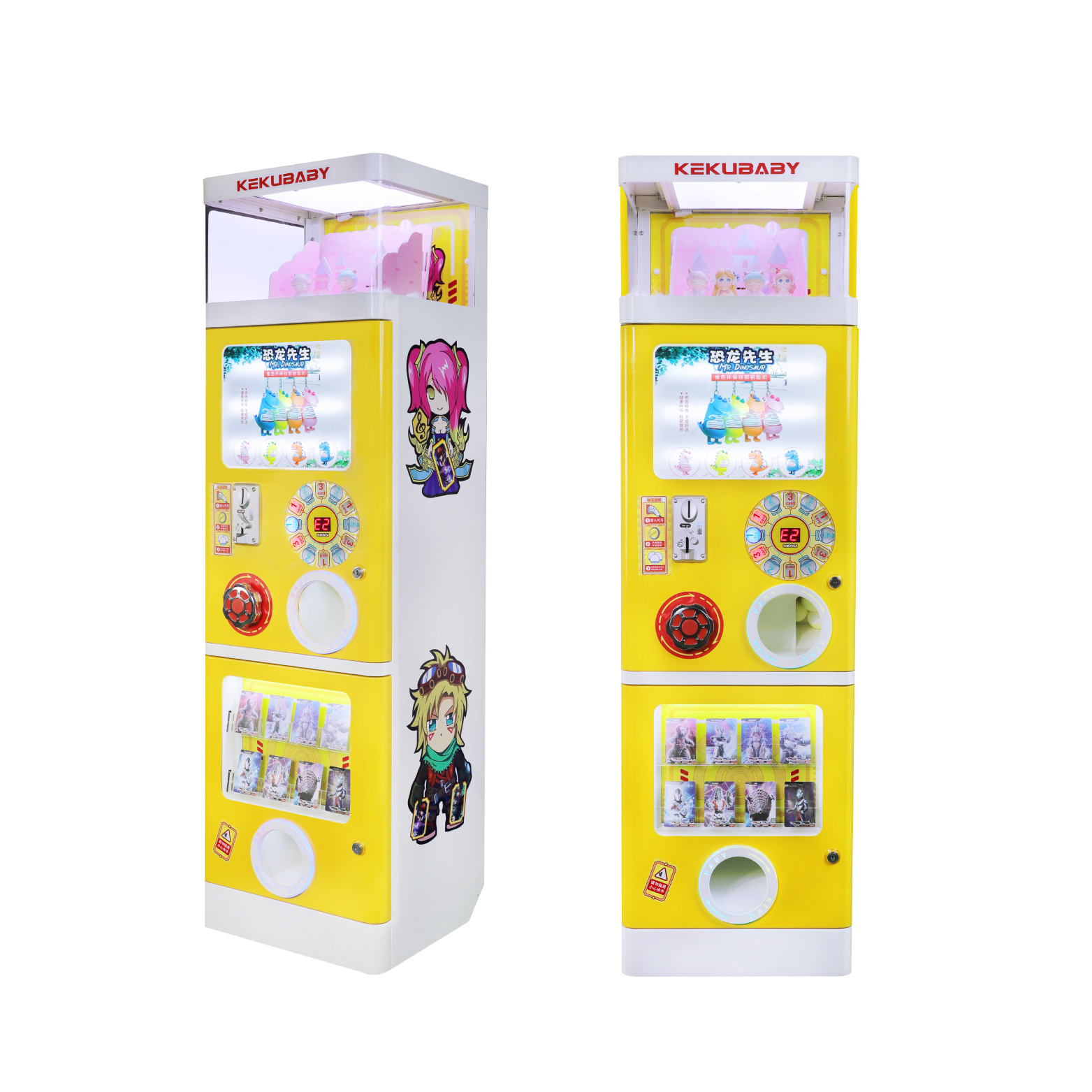 KEKU Factory Wholesale Mini Twisted Egg Empty Gashapon Capsule Coin Operated Toys Vending Machine Custom Gacha Gashapon Machine