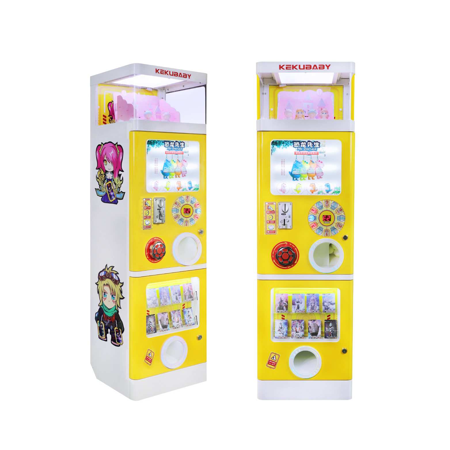 KEKU Factory Wholesale Mini Twisted Egg Empty Gashapon Capsule Coin Operated Toys Vending Machine Custom Gacha Gashapon Machine