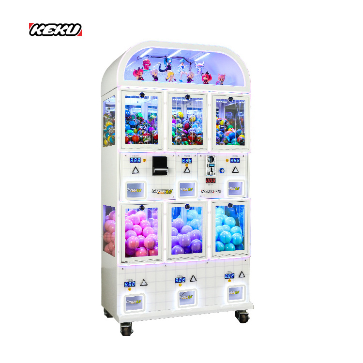 KEKU Mini Coin Operated Gashapon Machine Capsule Toy Gashapon Vending Machine Custom Gift Toy Vending Machine Gashapon