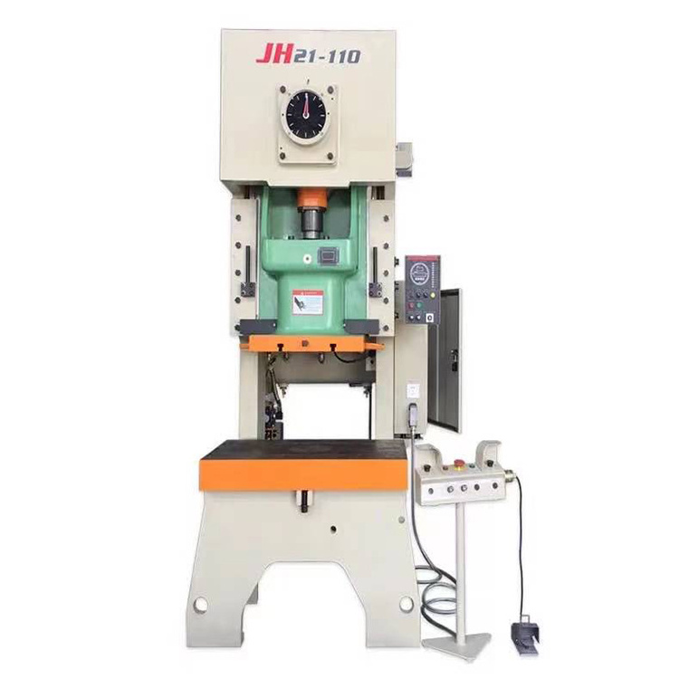 JH21-110T high efficiency disposable aluminum foil lunch box container making machine equipment punching machine