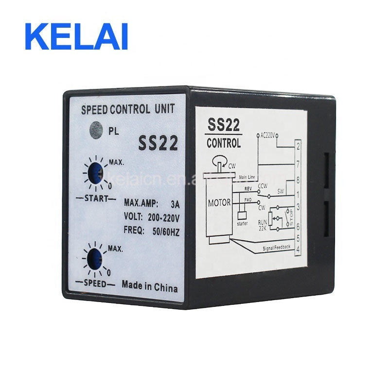 High Quality Small Single Phase AC Geared Motor Generator Electric Electronic Speed Controller Unit Governor Control SS-22