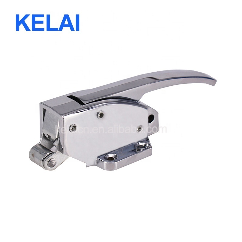 Industrial Freezer Adjustable Spring Structure Oven and Refrigerator Cabinet Flush Door Zinc Alloy Handle Latch Lock KL-1400