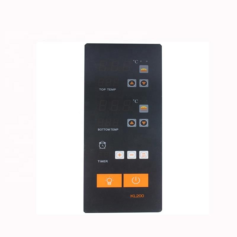 High Temperature Digital Electric Control Board Controller Switch with Timer Time Countdown for Commercial Oven Thermostat KL200