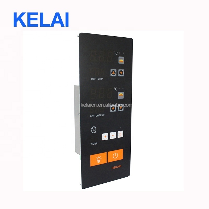 High Temperature Digital Electric Control Board Controller Switch with Timer Time Countdown for Commercial Oven Thermostat KL200