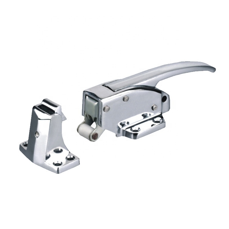 Industrial Freezer Adjustable Spring Structure Oven and Refrigerator Cabinet Flush Door Zinc Alloy Handle Latch Lock KL-1400