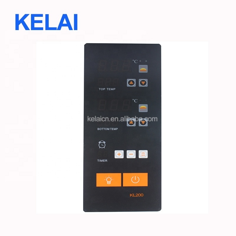 High Temperature Digital Electric Control Board Controller Switch with Timer Time Countdown for Commercial Oven Thermostat KL200