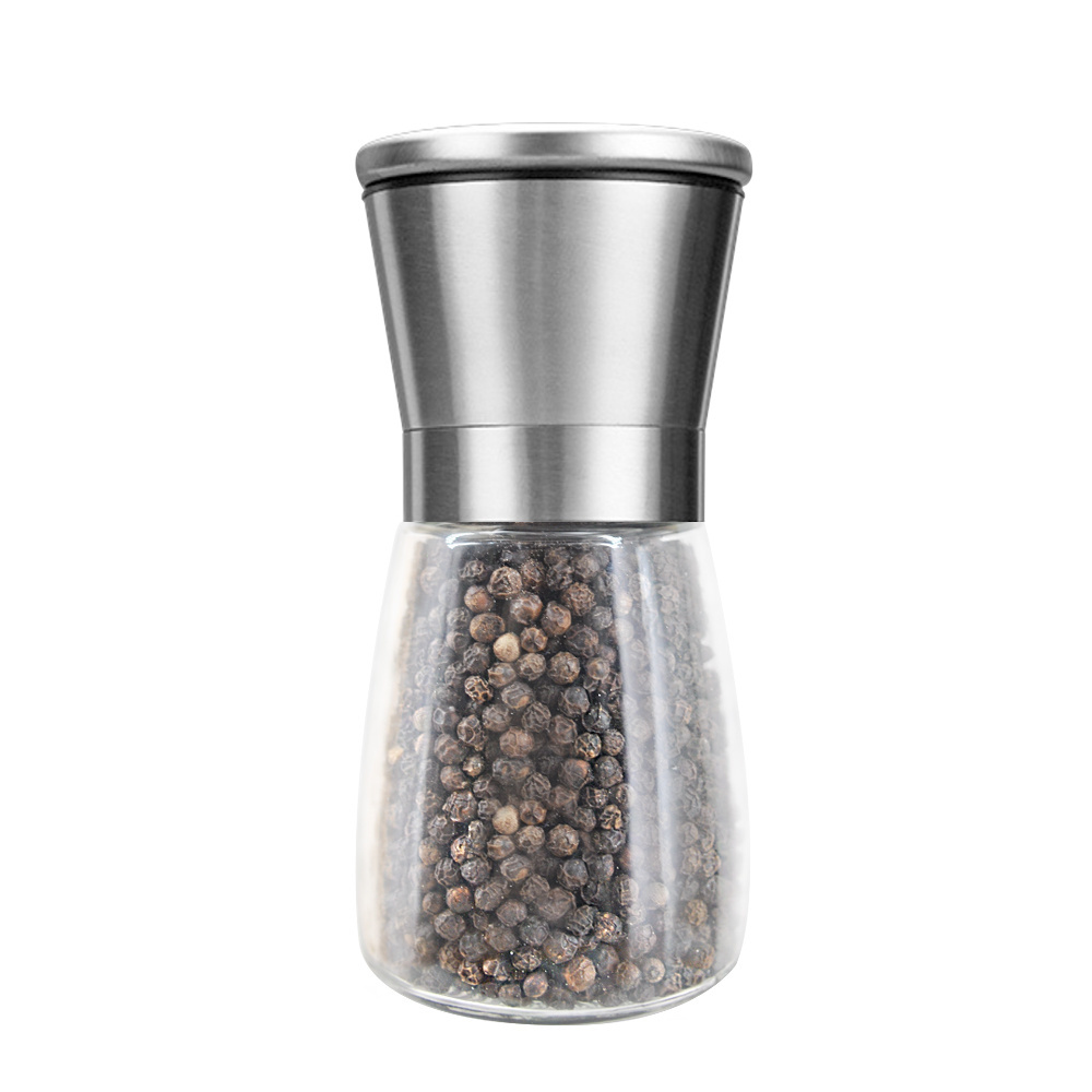 Manual Salt And Pepper Mill Kitchen Utensils Spice And Herb Mills Stainless Steel Ceramic Salt And Pepper Grinder