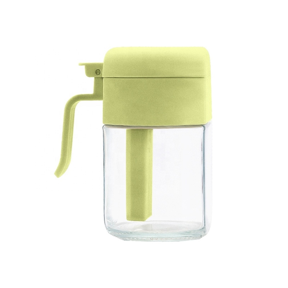 2024 new product square spice and pepper shaker kitchen accessories with colored plastic top