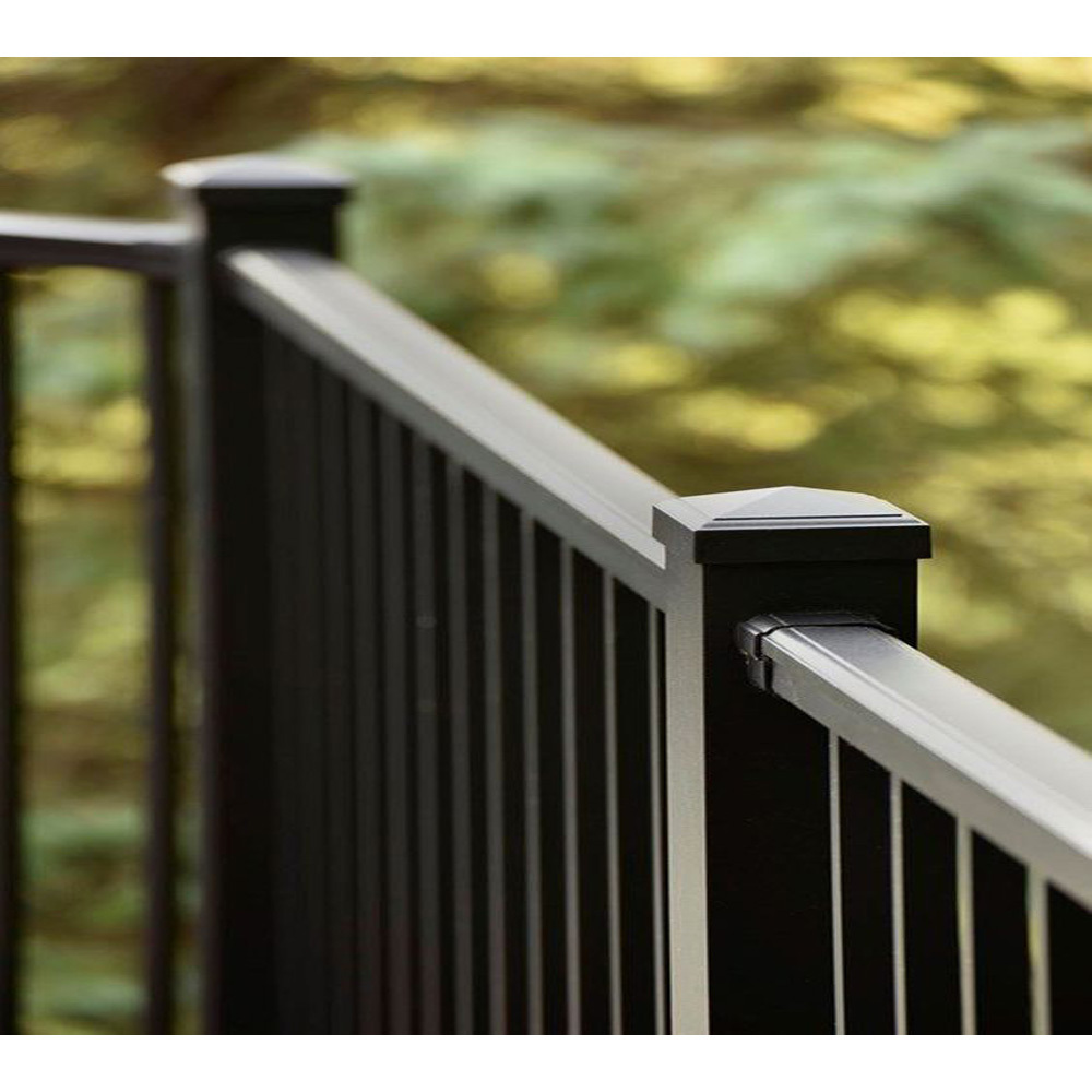 Factory Price Aluminum Metal Railing For Wood Plastic Composite Decking Outdoor Use Deck Railing