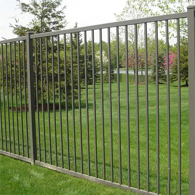 cheap garden pool stainless steel fence post design,barbed wire roll price fen galvanized steel fence ISO 9001 Factory