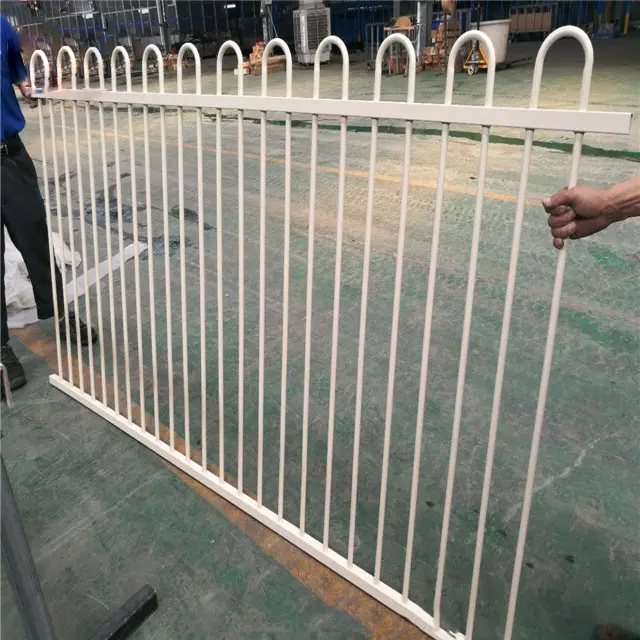 cheap garden pool stainless steel fence post design,barbed wire roll price fen galvanized steel fence ISO 9001 Factory