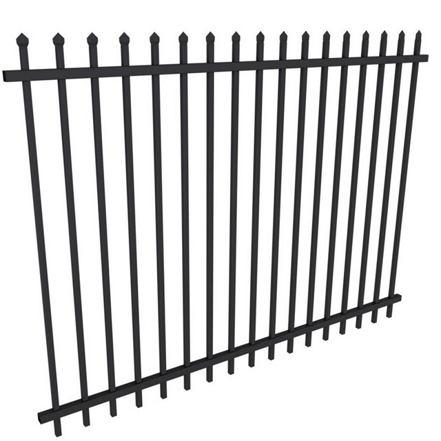 Art designs wrought iron fencing for outdoor garden sustainable iron plate fences