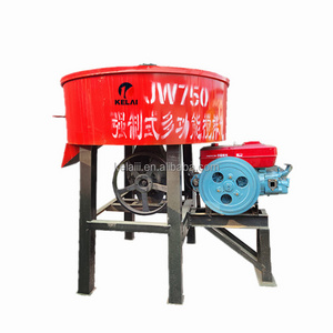 Concrete Pan Mixer with Diesel Lift Concrete Cement Mixing Machine Price