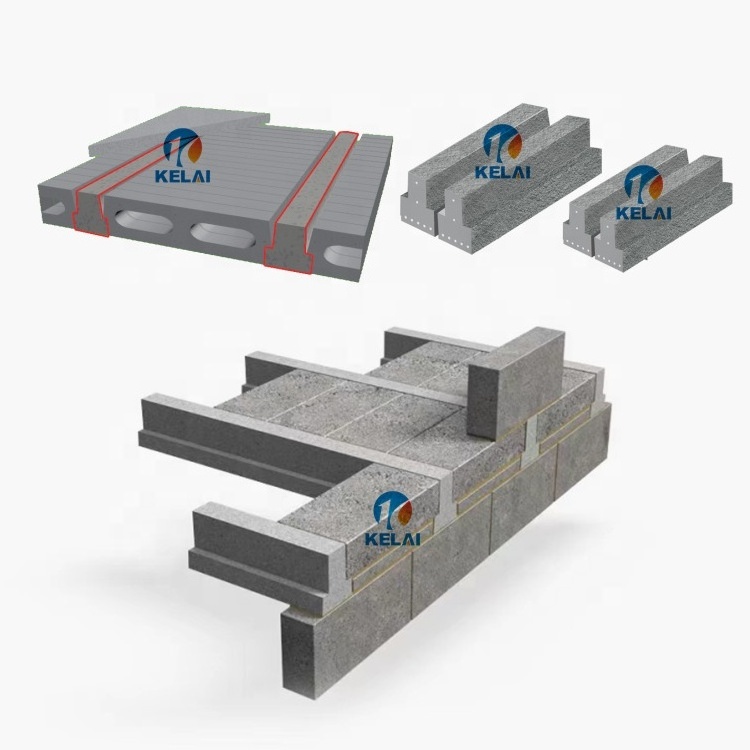 Precast Concrete T beam making machine for T block Beam for flooring