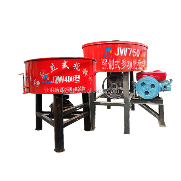 Concrete Pan Mixer with Diesel Lift Concrete Cement Mixing Machine Price