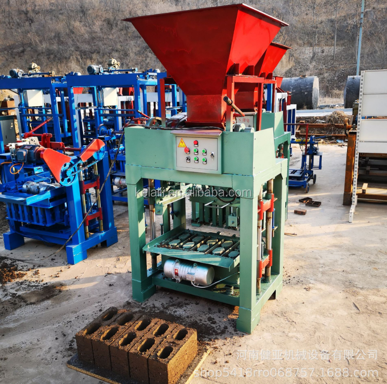 KL4-35A Cement Concrete block making machine automatic Hollow Brick Block Maker