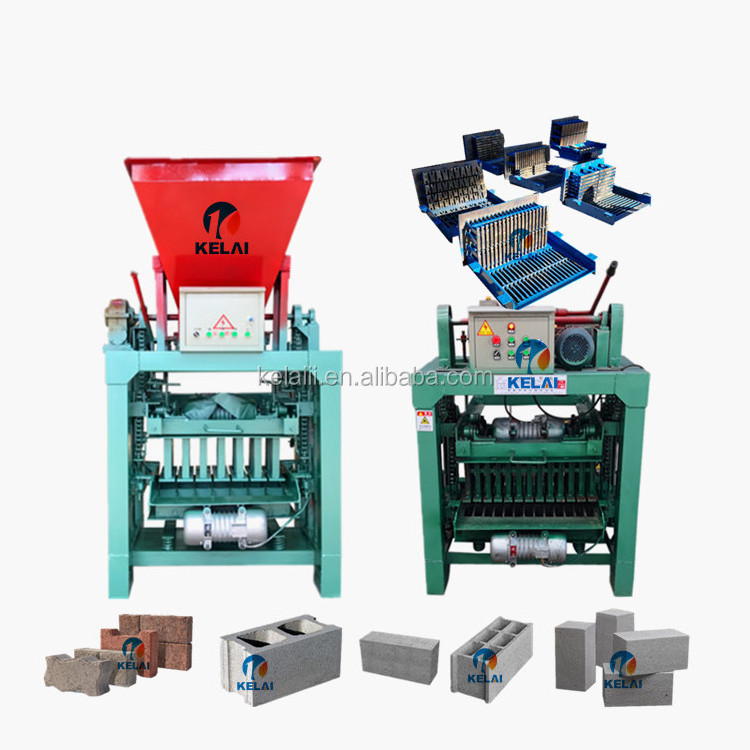 KL4-35A Cement Concrete block making machine automatic Hollow Brick Block Maker