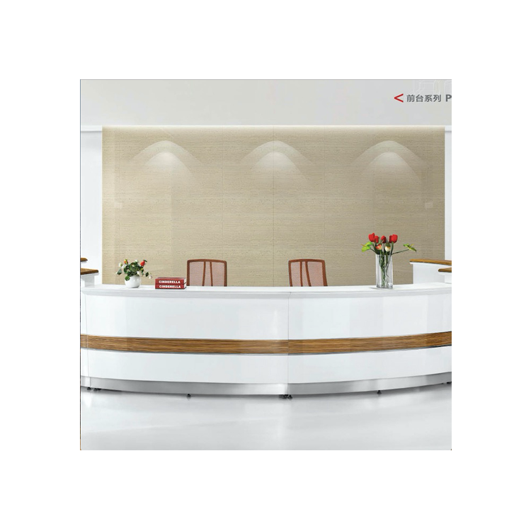 Stand Up Circular Fitness Center Reception Desk