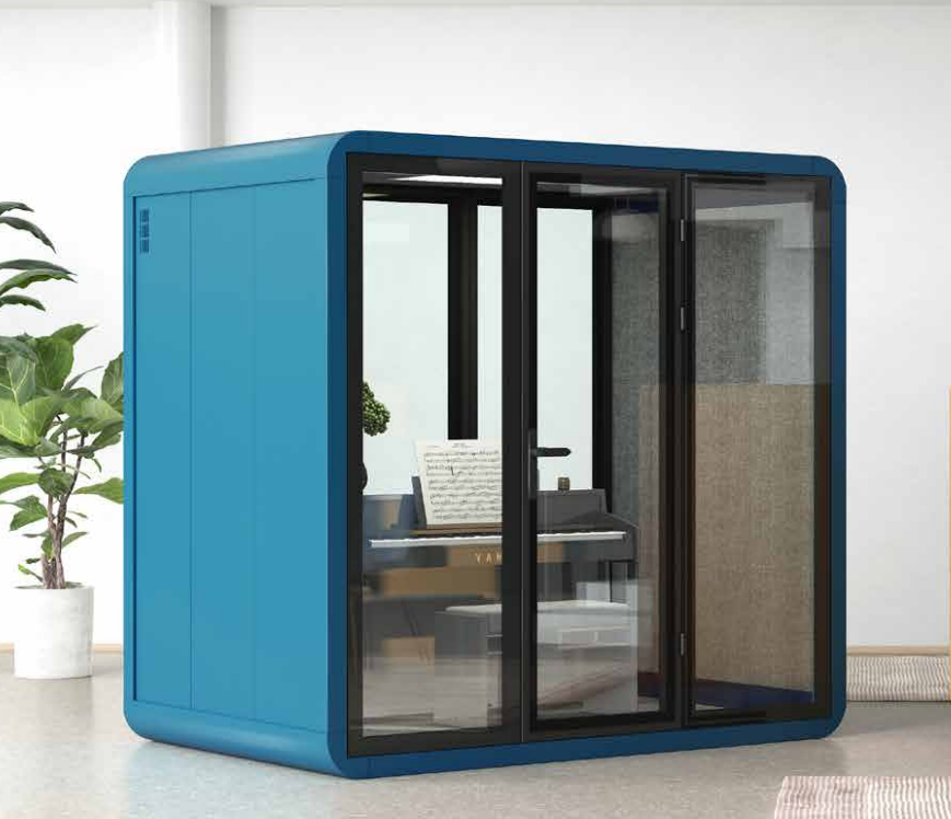 Custom High Quality Portable Privacy Room Sound Insulate Cabin Recording Silent Meeting Pod Soundproof Drum Booth Music Studio -