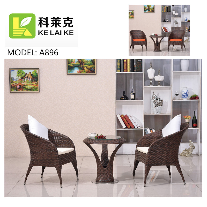 Wholesale compact balcony patio garden furniture 4pcs sets outdoor table and chair garden set