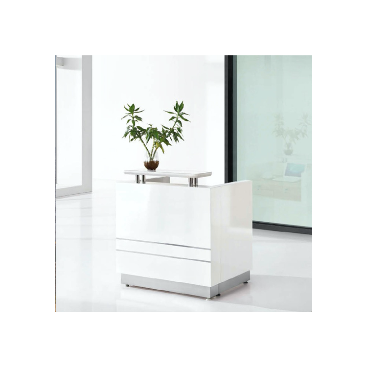 Hair salon desk reception design s shaped reception counter