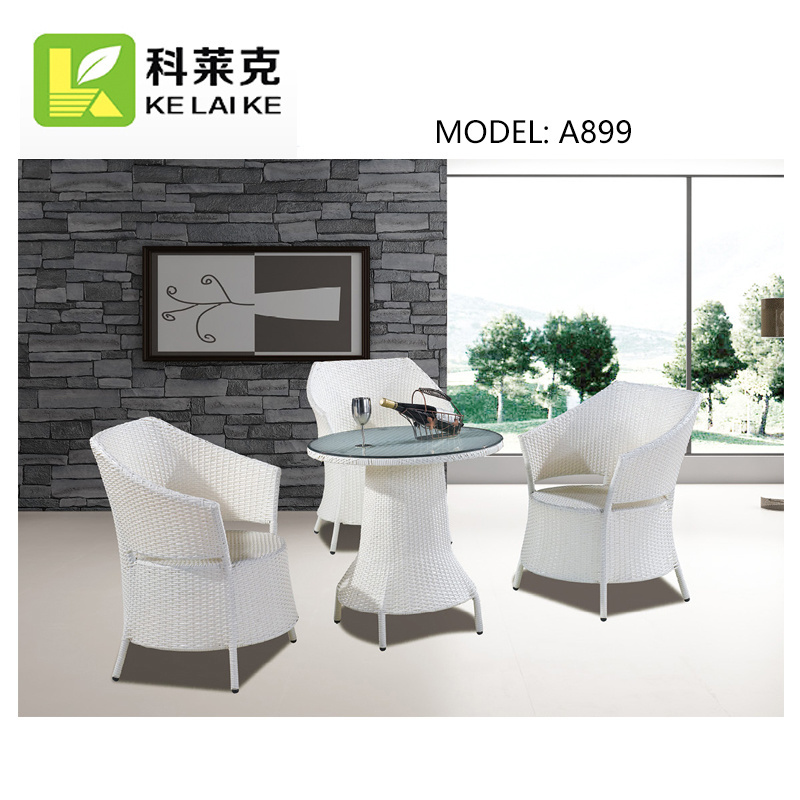 Wholesale compact balcony patio garden furniture 4pcs sets outdoor table and chair garden set