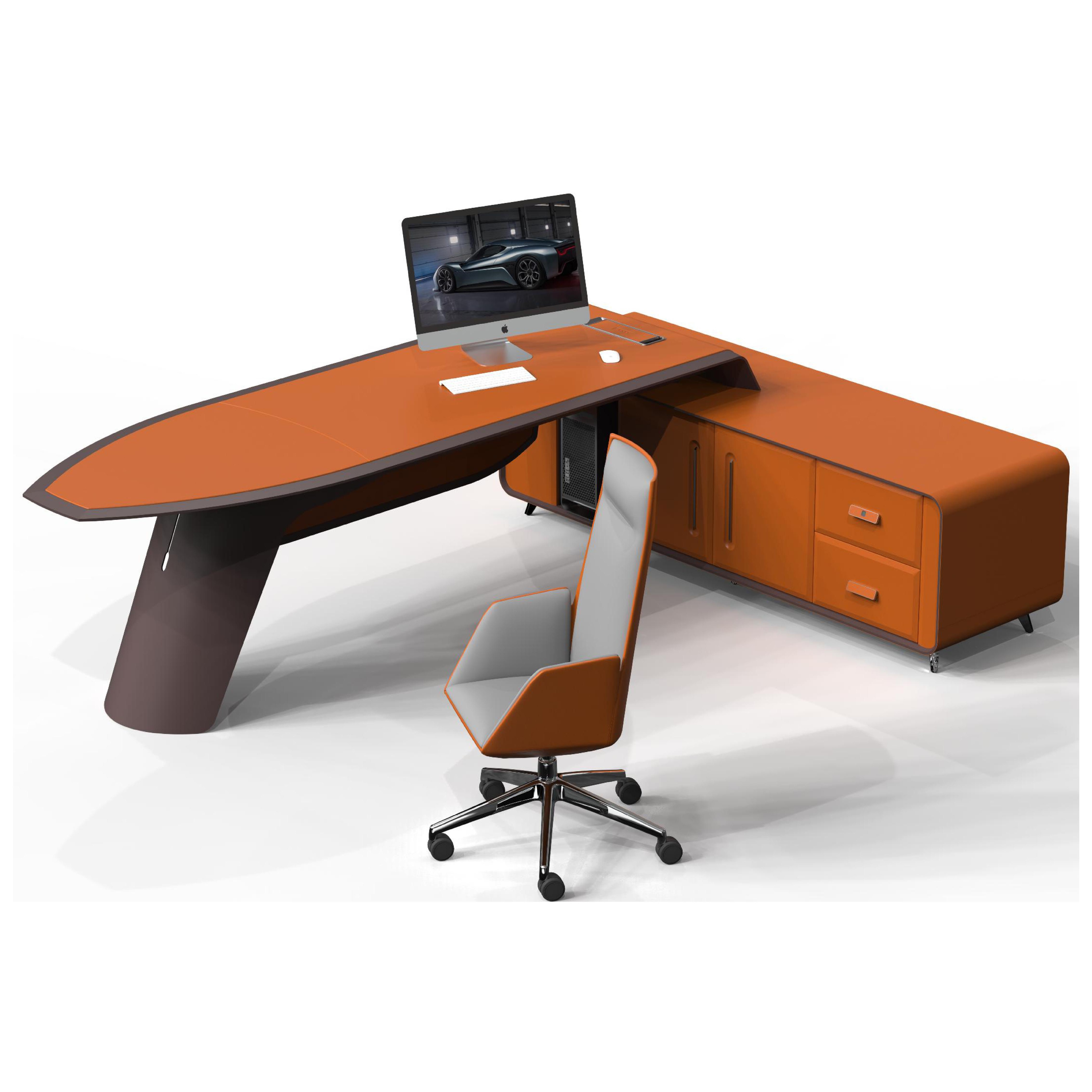 Ceo Office Table Manager Executive Office Desk Meuble De Bureau Wooden Newest Models Director Luxury Office Furniture Modern