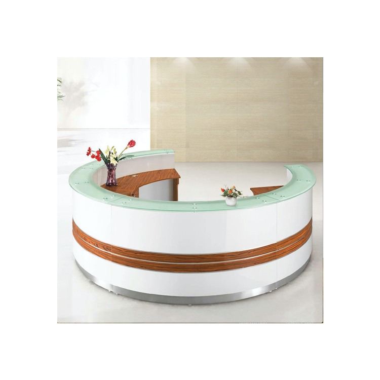 Stand Up Circular Fitness Center Reception Desk