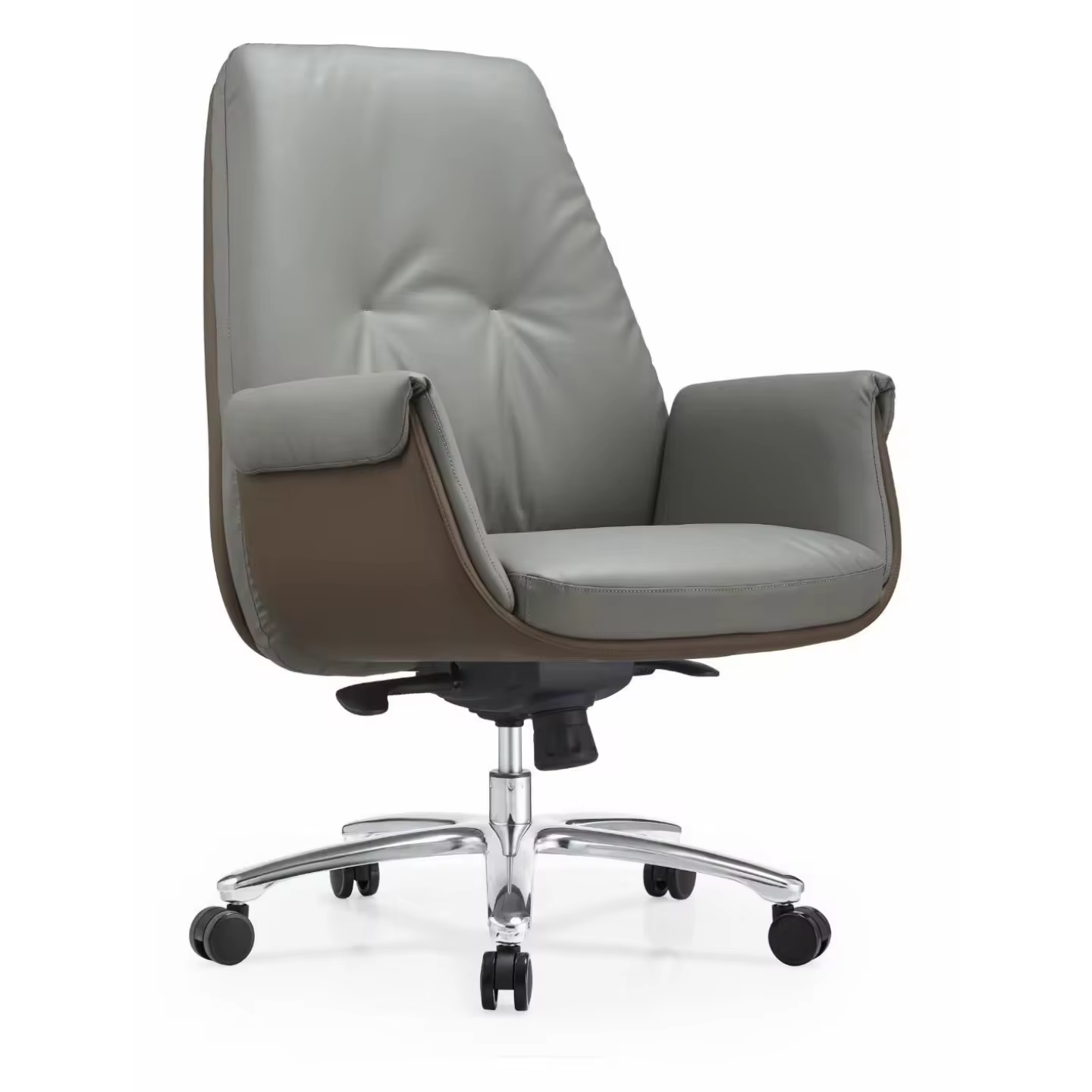 china commercial chair manufacture memory foam pu leather desk chair computer chair for office