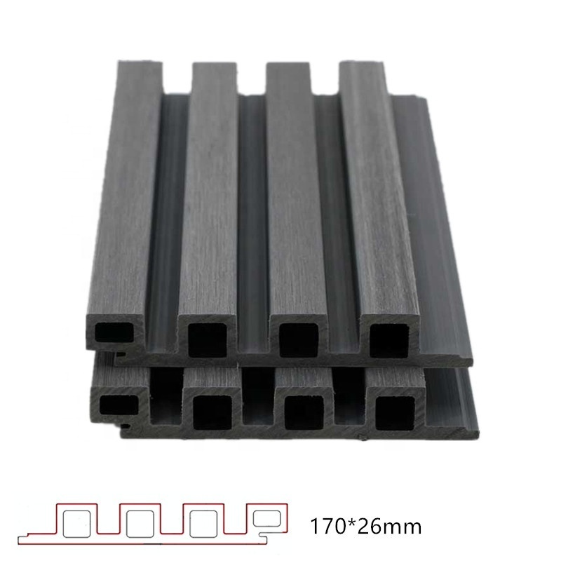 Composite exterior buileding wall panel WPC plastic wood timber wall cladding wood interior outdoor patio WPC panel