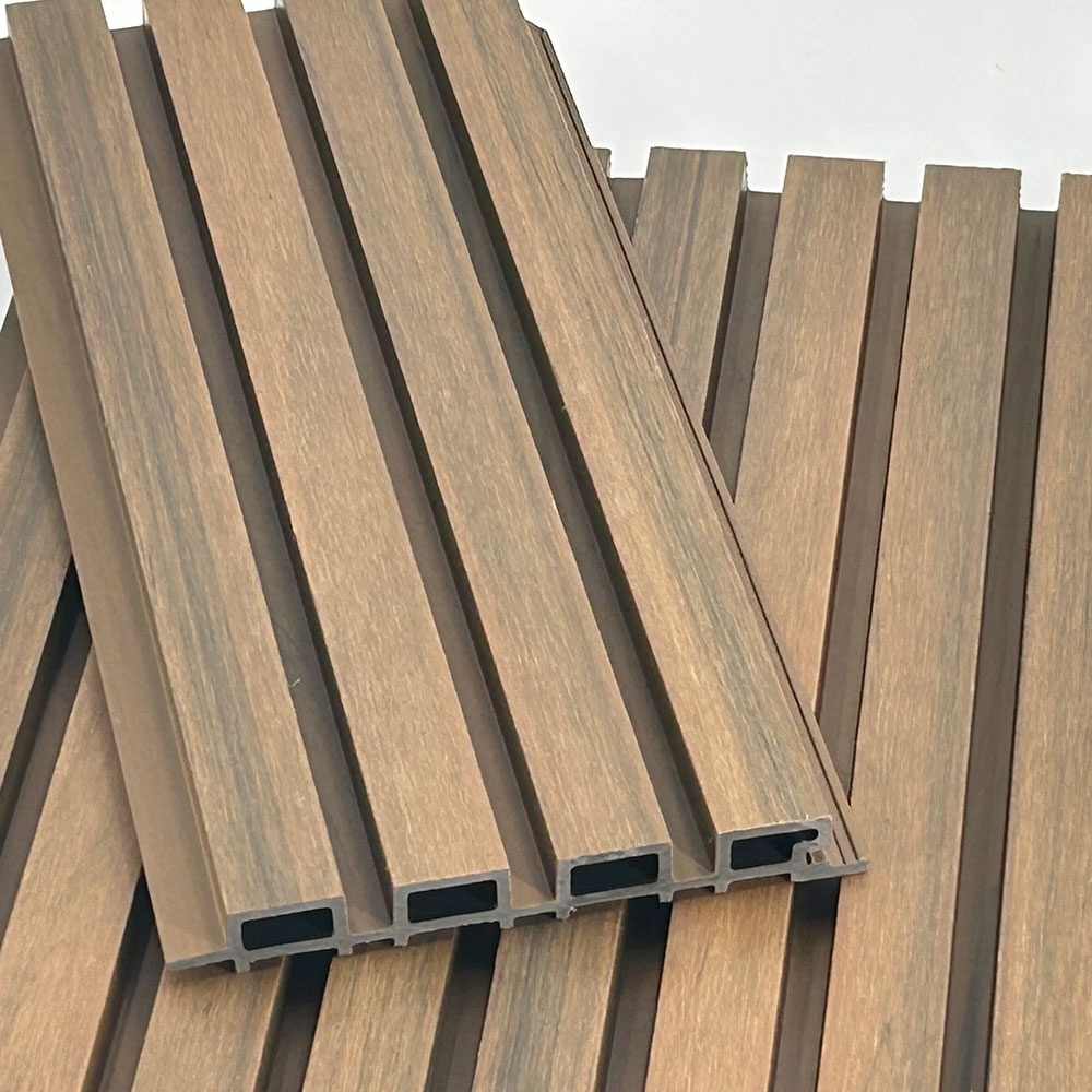 3D wall outdoor cover cladding planks of WPC External Decorative exterior wall panels facade cladding wpc waterproof wall panel