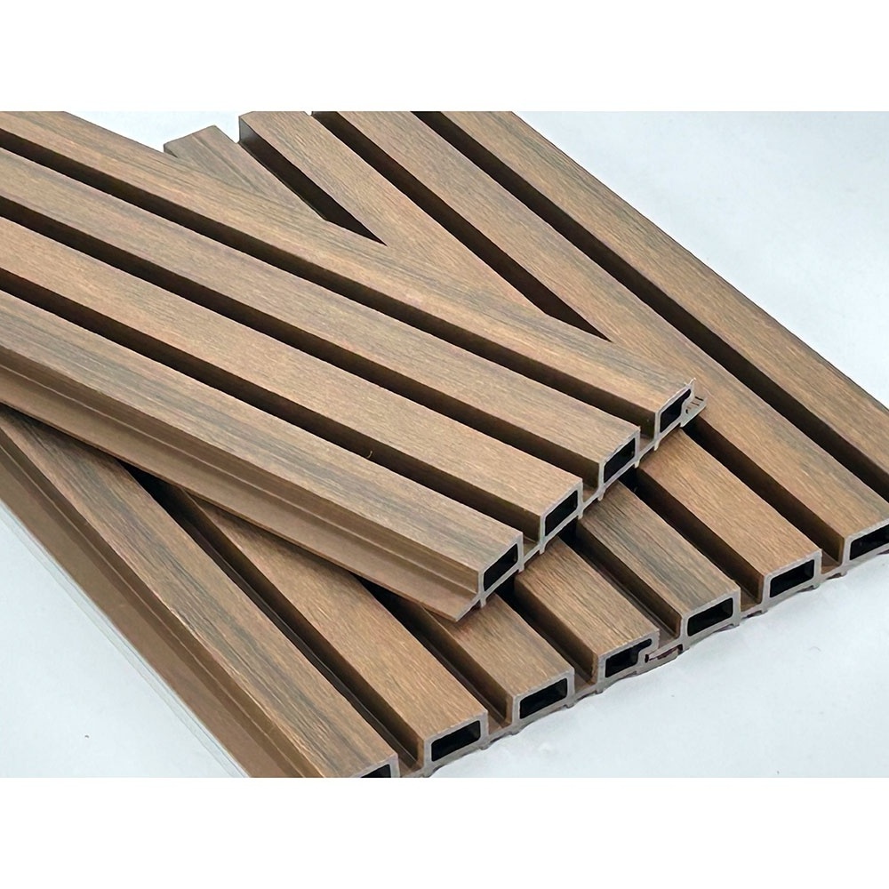 3D wall outdoor cover cladding planks of WPC External Decorative exterior wall panels facade cladding wpc waterproof wall panel