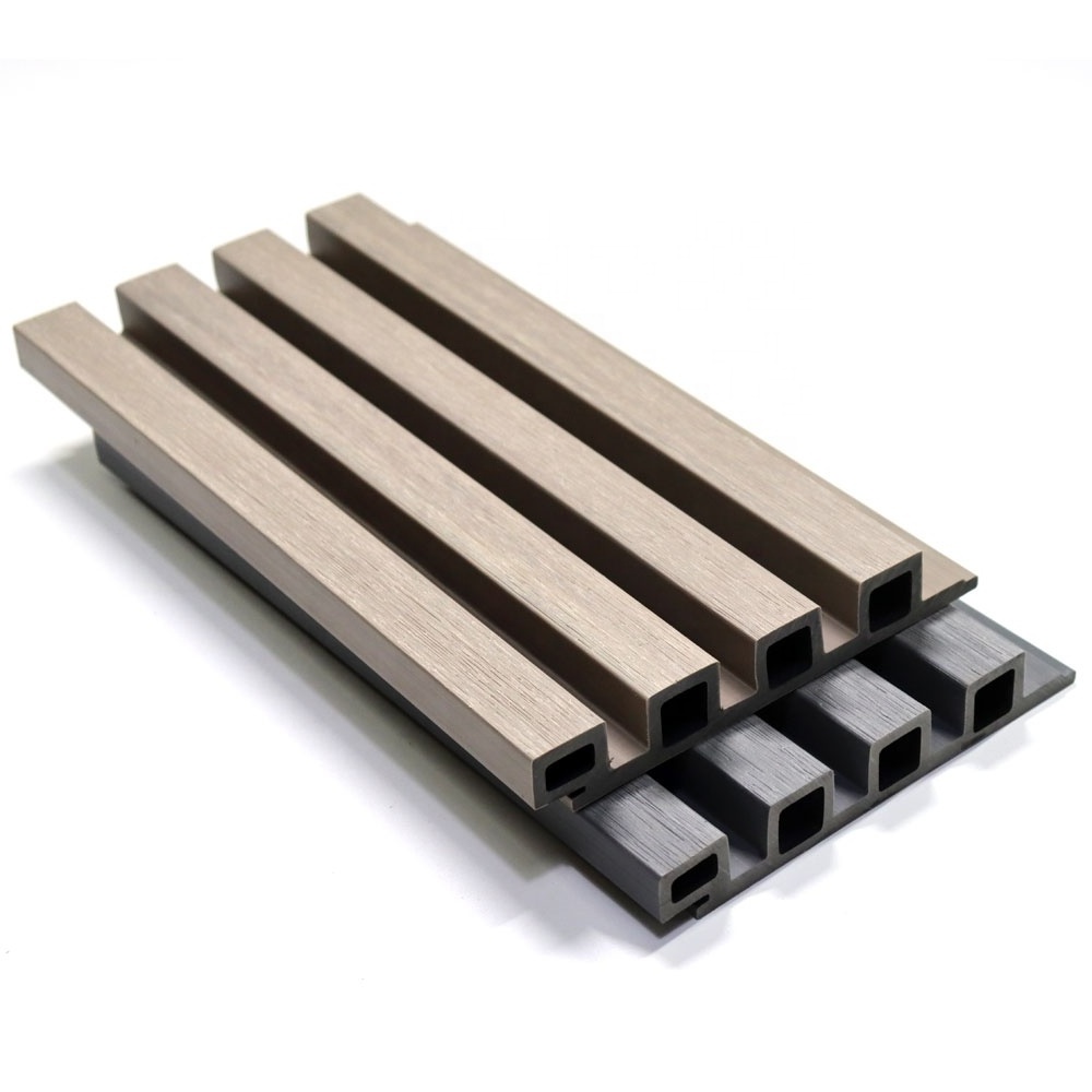 Composite exterior buileding wall panel WPC plastic wood timber wall cladding wood interior outdoor patio WPC panel